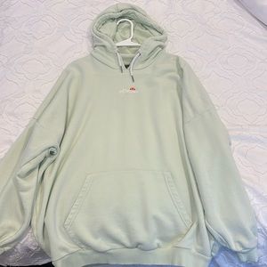 Green hoodie oversize. Unisex